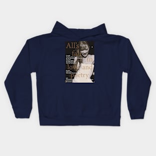 the tortured poets departament taylor swift Kids Hoodie